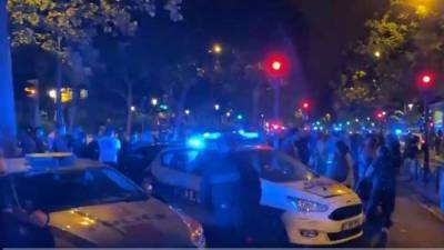 В Париже полицейские устроили акцию протеста против дискредитации правоохранительных органов