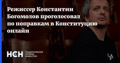 Режиссер Константин Богомолов проголосовал по поправкам в Конституцию онлайн