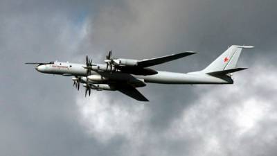 Минобороны РФ опубликовало видео полета Ту-142 над Арктикой