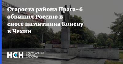 Староста района Прага-6 обвинил Россию в сносе памятника Коневу в Чехии
