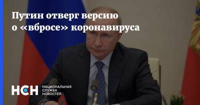 Путин отверг версию о «вбросе» коронавируса