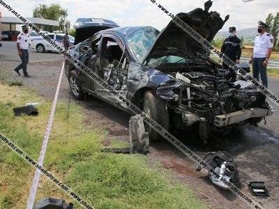 Каскадерское ДТП в Арагацотнской области: автомобиль 40-летнего водителя превратился в металлолом