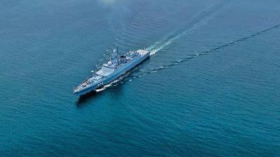 Фрегат «Адмирал Горшков» вышел в Белое море на испытания