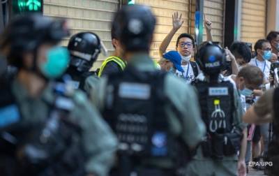 В Гонконге снова протестуют против Китая