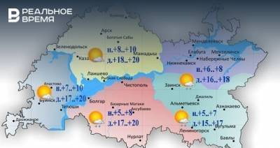 Сегодня в Казани воздух прогреется до 20 градусов