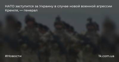 НАТО заступится за Украину в случае новой военной агрессии Кремля, — генерал