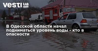 В Одесской области начал подниматься уровень воды - кто в опасности