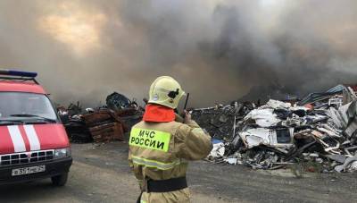 Полигон промышленных отходов загорелся в Норильске