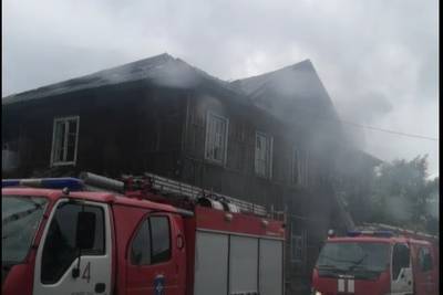 В Кургане третий раз за год горел заброшенный дом на улице Кирова