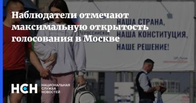 Наблюдатели отмечают максимальную открытость голосования в Москве