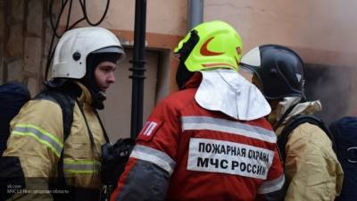 Очевидцы засняли на видео пожар на северо-востоке Москвы