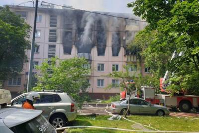 Межэтажные перекрытия не повреждены в результате пожара в Москве