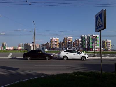 В Саранске 19-летний юнец на машине без страховки устроил ДТП