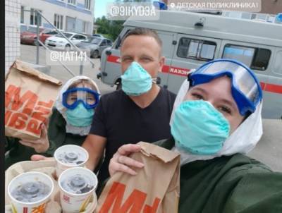 В Ульяновской области «Макдоналдс» накормил медработников