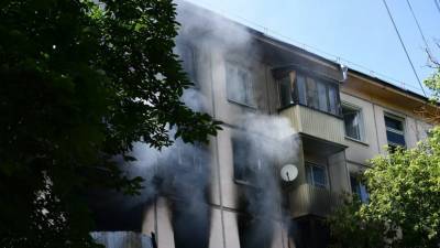 В «Мосгазе» прокомментировали пожар в жилом доме в Москве