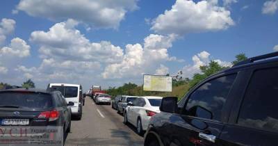 На трассе Одесса-Киев образовался огромный затор: схема объезда
