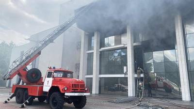В МЧС рассказали об ущербе от пожара во владимирском драмтеатре