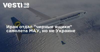 Иран отдал "черные ящики" самолета МАУ, но не Украине