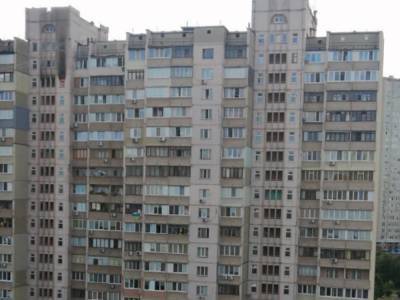 На Позняках в Киеве произошел пожар еще в одной многоэтажка