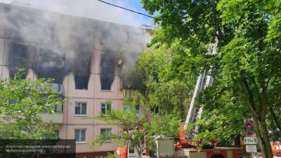 "Мосгаз" сообщил об исправности газового оборудования в горевшем доме на улице Проходчиков