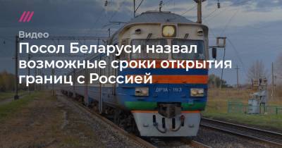 Посол Беларуси назвал возможные сроки открытия границ с Россией