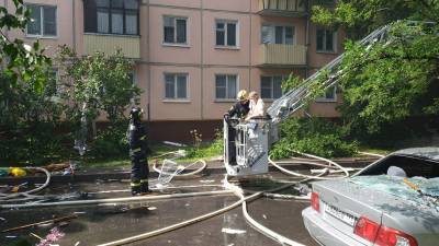 Пожар в московской многоэтажке стоил жизни двоим жильцам