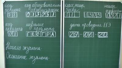 В Петербурге прошел пробный ЕГЭ по географии.