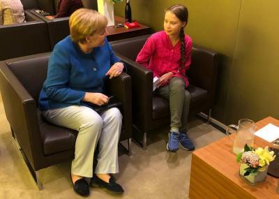 Грета поведала миру свой секрет об Ангеле Меркель