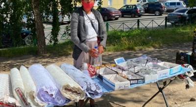 Продавцы тканей и очков незаконно расположились на улицах Чебоксар