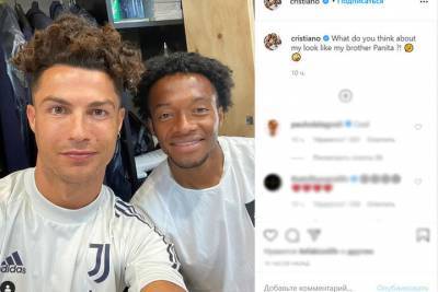 Над причёской Роналду посмеялись подписчики в Instagram