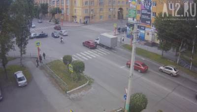 ДТП на перекрёстке в Прокопьевске попало на видео