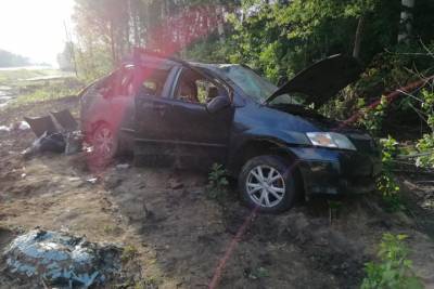 В Рязанской области «Мазда» улетела в кювет, пострадали четыре человека