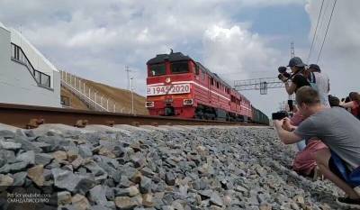 Грузовые железнодорожные перевозки стартовали в Крыму