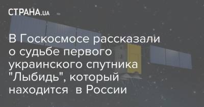 В Госкосмосе рассказали о судьбе первого украинского спутника "Лыбидь", который находится в России