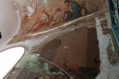 Фрески, найденные в одном из соборов Серпухова, исследуют учёные