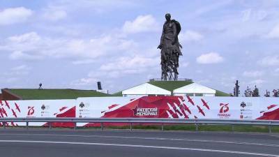 Владимир Путин и Александр Лукашенко открыли мемориал Советскому солдату под Ржевом