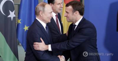 Макрон рассказал, как Путин открестился от российских наемников в Ливии | Мир | OBOZREVATEL