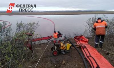 В Пуровском районе ЯНАО произошел разлив нефтепродуктов