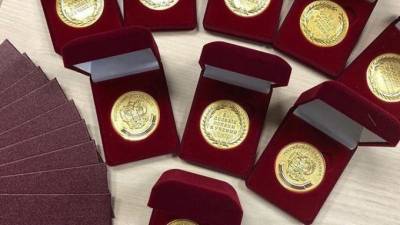В Выборгском районе наградили 47 выпускников-медалистов