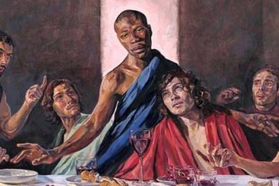В одном из соборов в Британии появилась картина с темнокожим Христом