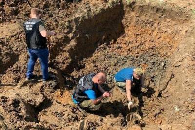 Сотрудники СУ СК России по Владимирской области стали участниками раскопок на месте крушения самолета осенью 1944 года