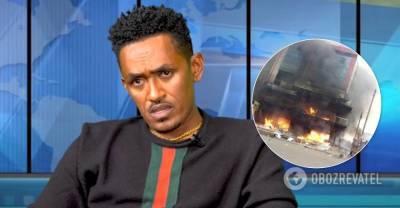 В Эфиопии во время протестов из-за смерти певца Хачалу Хундесса прогремели взрывы - фото и видео