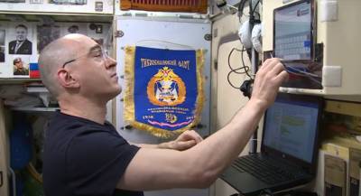 Впервые в истории космонавт проголосовал с околоземной орбиты