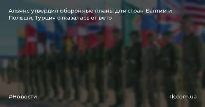 Альянс утвердил оборонные планы для стран Балтии и Польши, Турция отказалась от вето