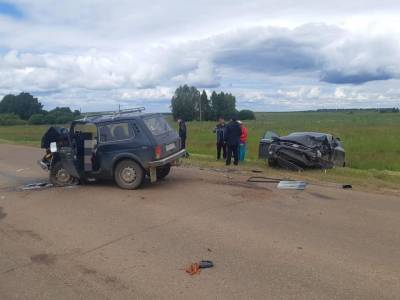 В Башкирии в лобовом столкновении погиб водитель