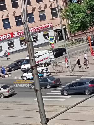В Кемерове на перекрёстке сбили женщину
