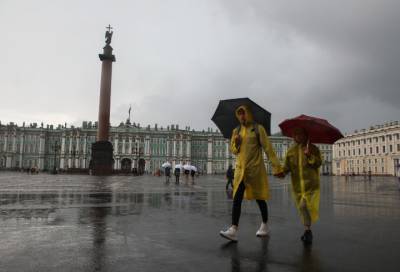 В среду в Петербурге пройдут ливни и грозы