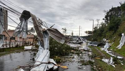 Ураган в Бразилии лишил электричества полтора миллиона человек