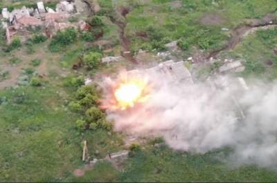 ВСУ уничтожили опорный пункт «ДНР» с четырьмя террористами: видео
