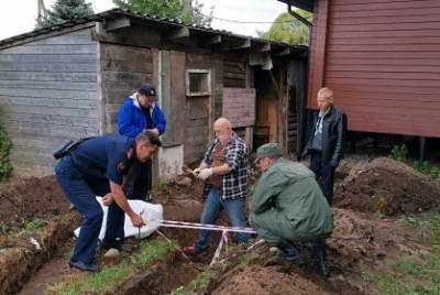 На территории российского храма нашли скелет со связанными конечностями
